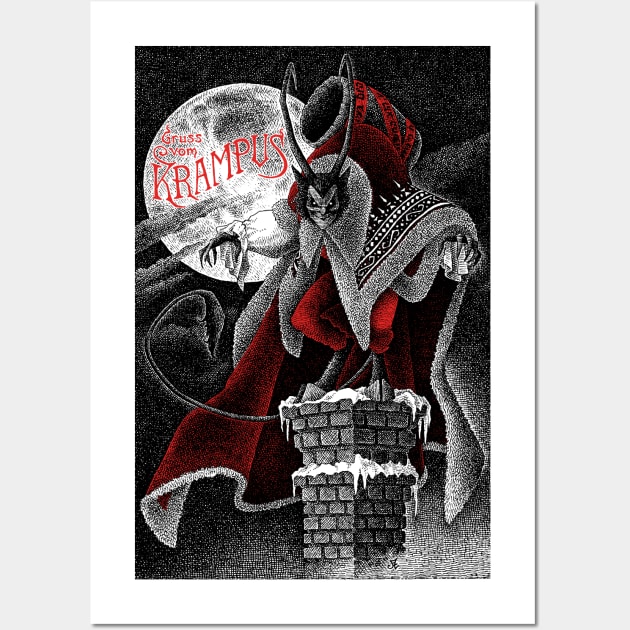 Krampusnacht Wall Art by Haunted Nonsense